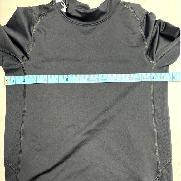 UNDER ARMOUR YOUTH LARGE BLACK LONG SLEEVE COMPRESSION SHIRT - Picture 8 of 10